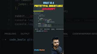 What is the Prototypal Inheritance in javascript #javascript #shorts #prototype #inheritance