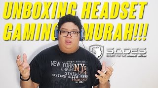 UNBOXING HEADSET GAMING MURAH!!! (Sades Headset Gaming Chooper SA711)