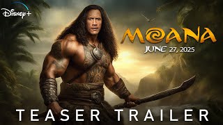 Moana Live Action - Teaser Trailer (2024) Zendaya | Dwayne Johnson | Disney+