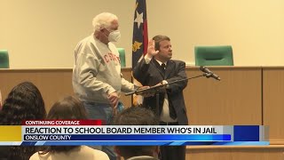 Onslow County Schools board member jailed on criminal contempt charge