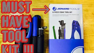 Every Technician Needs This Kit! Jonard Tools - TK-85 8-Piece Coax Tool Kit