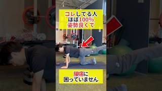 【必見👀】腰痛予防の新常識‼️これをやれば姿勢も腰も絶好調🎯#shorts #反り腰 #腰痛 #腰痛改善 #姿勢改善 #整体