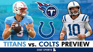 Tennessee Titans vs. Indianapolis Colts Preview | Titans Playoff Chances, Keys To Game, Prediction