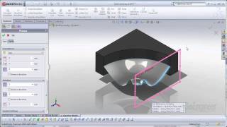 SOLIDWORKS Simulation - Shell Symmetry Fixture