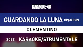 Guardando la luna (Napoli RMX) - Clementino (karaoke/strumentale/testo/lyrics) @POSTERBOOK