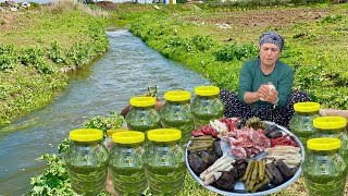 ANNEM KÖY EVİ 1 YIL SONRA İNANILMAZ LEZZET ~ KUZU ETİ LAHANA SARMASI YEMEĞİ