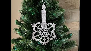 How to Crochet a Candle Ornament for a Christmas Tree - Tutorial #2