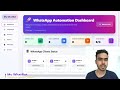 WhatsApp Automation Dashboard | Bulk Messaging, Campaigns Marketing Automation & Scheduler