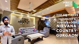 3 Bedroom Designer Builder Floor In Nirvana Country Gurgaon - 200 Sq Yards Of Luxury !