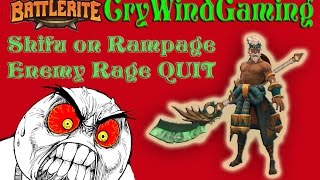 Battlerite - Shifu Rampage Enemy Rage QUIT 3v3 [HD]