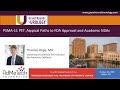 PSMA-11 PET: Atypical Paths to FDA Approval and Academic NDAs