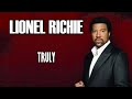 Truly - Lionel Richie Karaoke