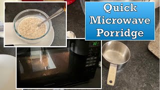 Quick Microwave Porridge