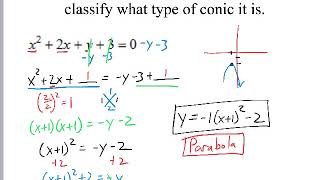 Writing Conics in Standard Form