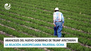 Aranceles del nuevo gobierno de Trump afectarán la relación agropecuaria trilateral: GCMA