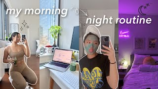 my morning and night routine: realistic & healthy habits, self care, workout, & more!