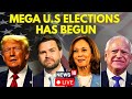 US Presidential Elections 2024 Live | Which Way The Votes Sway? | Harris Vs Trump | N18G | Live