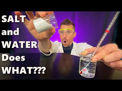 Does temperature affect salt dissolving in water?