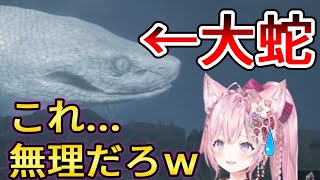 【SEKIRO】大蛇を見た博衣こよりの反応と攻略【ホロライブ切り抜き】【博衣こより】