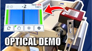 Electronic Web Guide using TLS Optical Sensor Demonstration