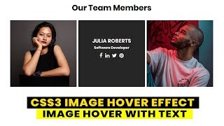 CSS3 Image hover Effect with text | CSS3 Animation Snippets