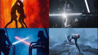 All Lightsaber Duels in Star Wars (Live Action)