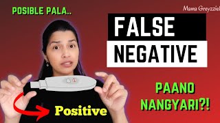 NEGATIVE  sa pregnancy test pero BUNTIS | Mga dahilan ng FALSE NEGATIVE