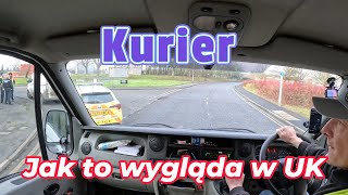 Kurierka w Wielkiej Brytani -Pierwszy stop ponad 100 paczek :(-Zobacz jak to wyglada od rana.