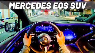 2023 Mercedes EQS SUV | POV NIGHT DRIVE
