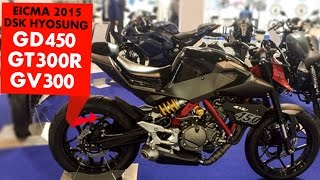 DSK Hyosung : GD450, GT300R, GV300 : First Look : PowerDrift