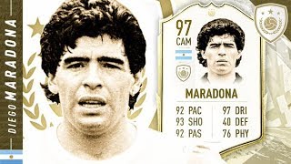 THIS CARD IS UNFAIR!! 97 PRIME MARADONA REVIEW! FIFA 20 Ultimate Team