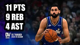 Goga Bitadze vs Thunder 11 pts 9 reb 4 ast | Nov 04, 2024 | Regular Season