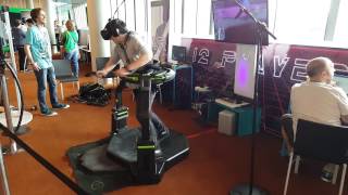 PAX Aus 2016 - Virtual Reality (VR) Virtuix Omni Treadmill