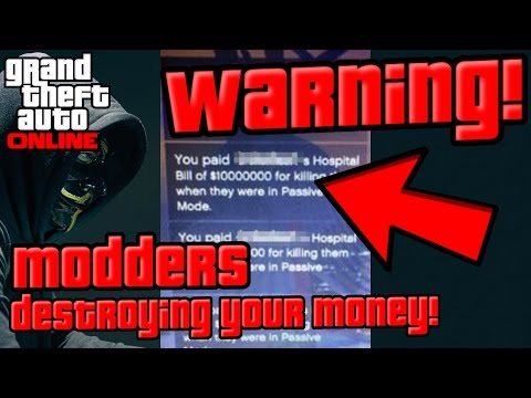 Can modders take your money GTA V?