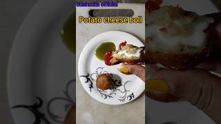 POTATO CHEESE BOLLS  বানালো পিঙ্কি দারুণ খেলাম😋😋 @sushmitaofficial7 #potatocheeseballs #viral