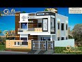 32x42 6bhk with car parking modern house plan 40x50latest home design gopal architecture