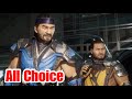 Mortal Kombat 11 - Both Scorpion and Sub-zero Choices / Chapter 4. Fire and Ice (All Choice)