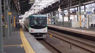 京阪6000系6014F通勤快急萱島通過