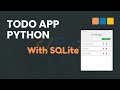Build Your First Python To-Do App with SQLite and Tkinter