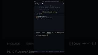 How to convert String in uppercase in python #python #pythonstring