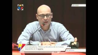 Conferencia magistral: Pablo Bustinduy encargado de Relaciones Internacionales de PODEMOS