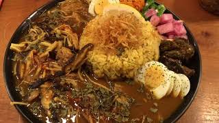 【日本鳥取市】藥膳咖哩『わもから食堂　カレー』(薬膳カレー, 人気カレー専門店, Tottori, Japan)