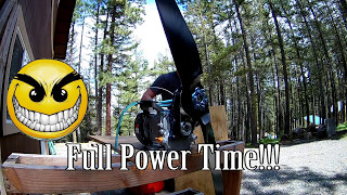 Home Made Paramotor Engine   Full Power Test