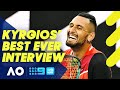 The best Kyrgios interview you'll ever hear | Wide World of Sports