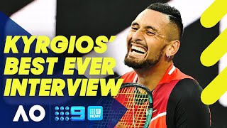 The best Kyrgios interview you'll ever hear | Wide World of Sports