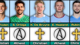 Manchester City Players Religion 2023 ☪️ ✝️ 🕉️ 🕎 #manchestercity #premierleague #football #religion