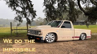 Shocks on the front of a bagged s10?? Absolutely Impossible