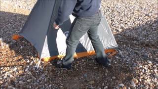 Beach Shelter - Putting it up and Taking it Down