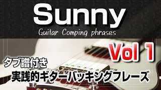 Sunny 超実践的ギターバッキング解説 Vol1 【タブ譜付き】