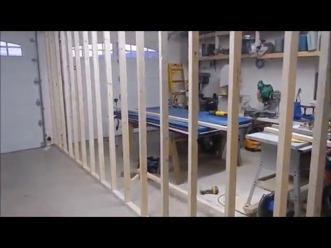 New Garage Dividing Wall part 1 New Garage Dividing Wall part 1